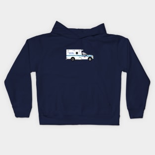 greenwich village ambulance Kids Hoodie